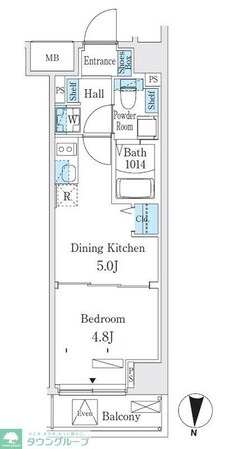 クラリティア板橋本町の物件間取画像